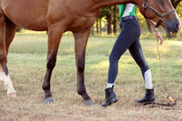 Kathryn Lily Capital Navy Breeches w Silicone and Horse Head Sock