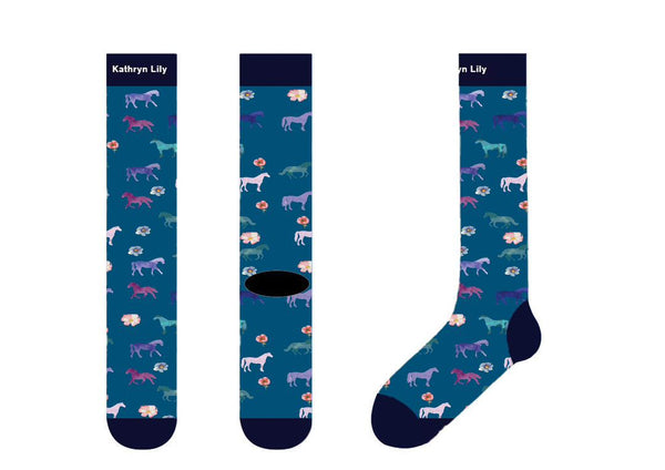 Tall Boot Socks-Pony Garden
