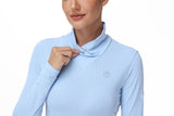 Kathryn Lily Turtle Lux Schooling Shirt- Light Blue