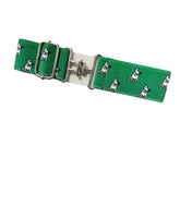 Adjustable Belt- Green Frenchies