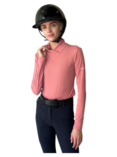 Turtle Lux Schooling Shirt- Hibiscus