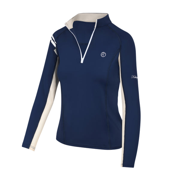 ProAir3 Sunshirt- Navy with Tan/White – Kathryn Lily Equestrian