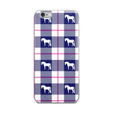 Plaid Horse iPhone Case