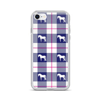 Plaid Horse iPhone Case